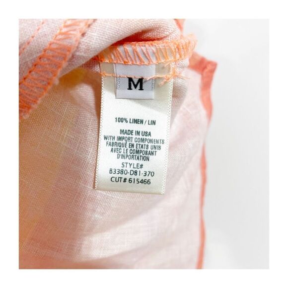 Bella Dahl Shorts Women Sarape Print Linen Ladies Medium NEW - Picture 3 of 6